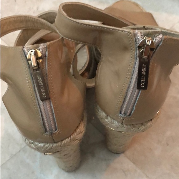 Jimmy Choo patent leather wedges 36 - Picture 8 of 8